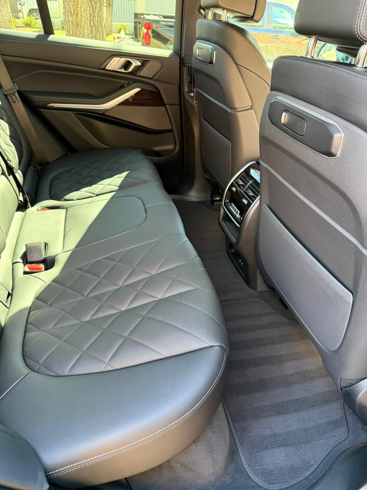BMW brown leather interior