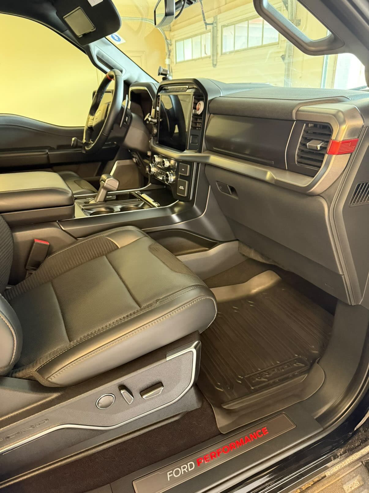 Ford Raptor interior detail